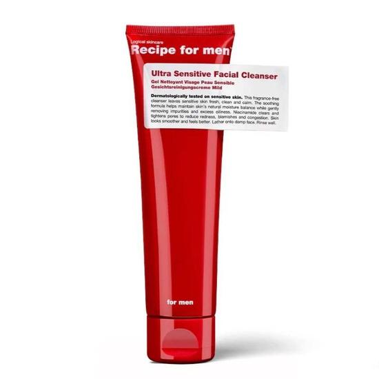 Recipe For Men Ultra Sensitive Facial Cleanser