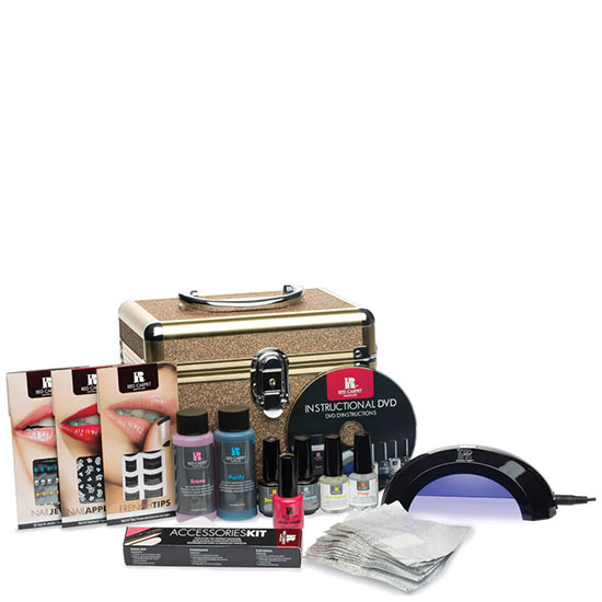Red Carpet Manicure Glitter Train Case Gel Polish
