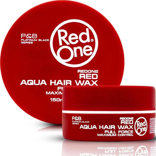 Red One Red Aqua Hair Wax Full Force Maximum Control Styling Hair Gel