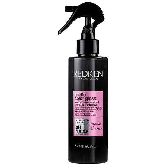 Redken Acidic Colour Gloss Heat Protection Leave-In Treatment 230degc Hair Shine Spray