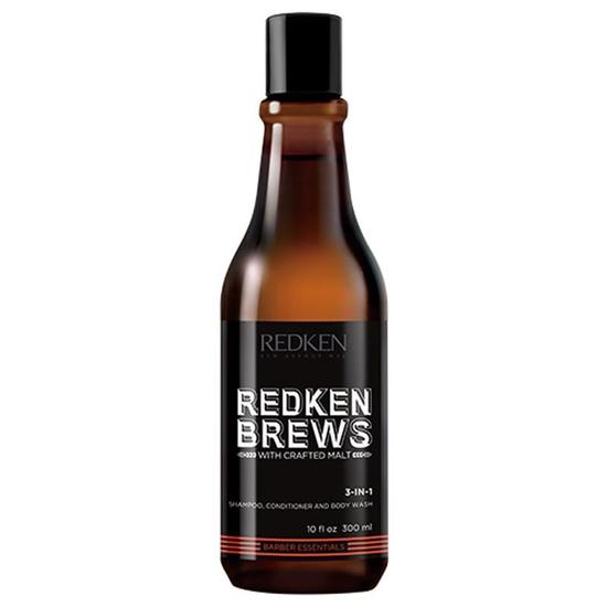 Redken Brews 3-in-1 Shampoo, Conditioner & Body Wash