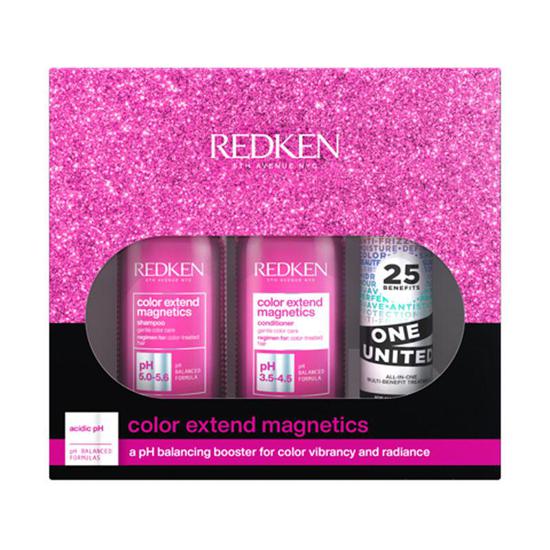 Redken Colour Extend Magnetics Gift Set Shampoo + Conditioner + All in One Treatment