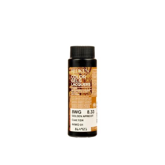 Redken Colour Gels Lacquers Permanent Hair Dye 8WG Golden Apricot