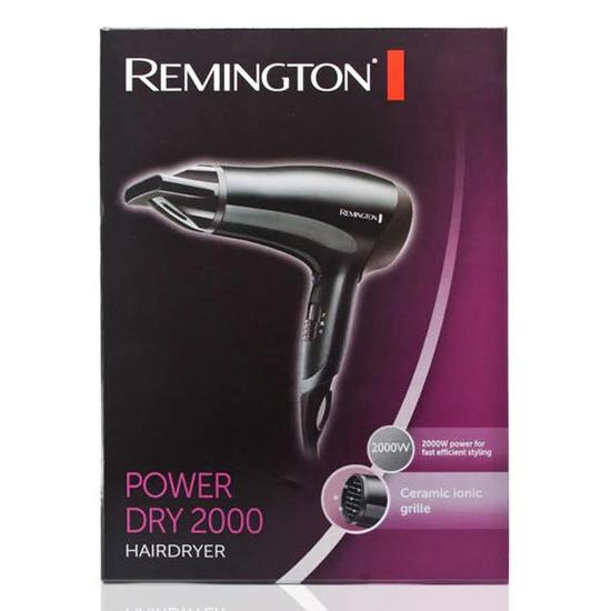 Remington Power Dry 2000 Hair Dryer Black D3010