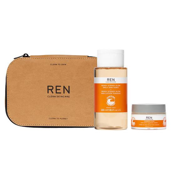 REN All Is Bright Tonic & Overnight Cream Set