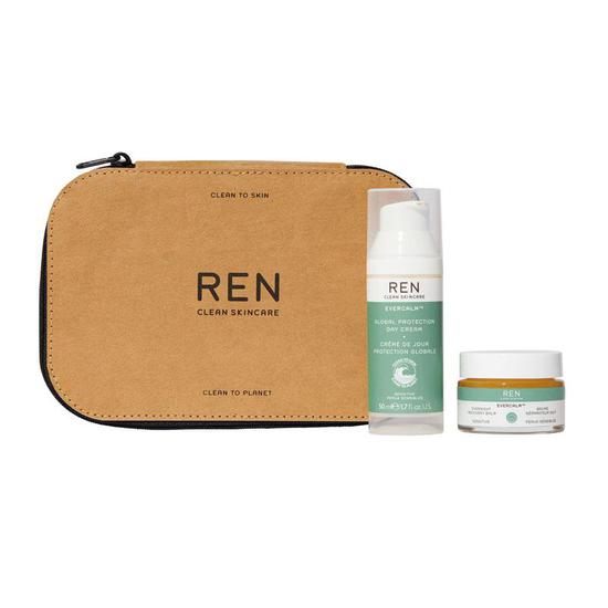 REN All Is Calm Day & Night Moisturiser Set
