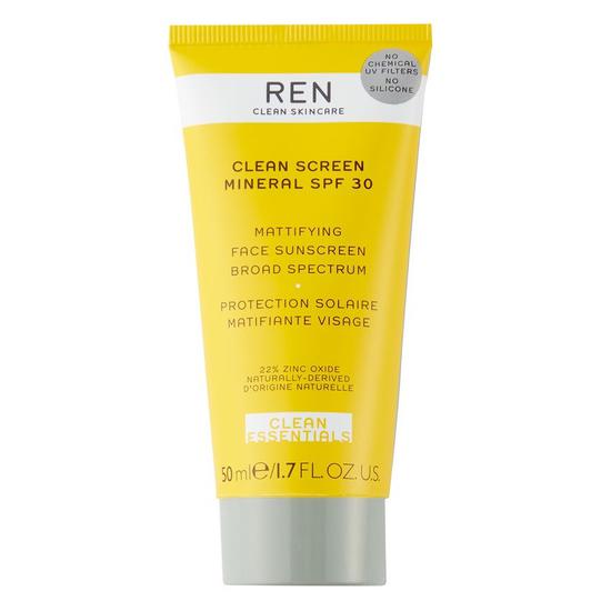 REN Clean Screen Mineral SPF 30 Mattifying Face Sunscreen Broad Spectrum