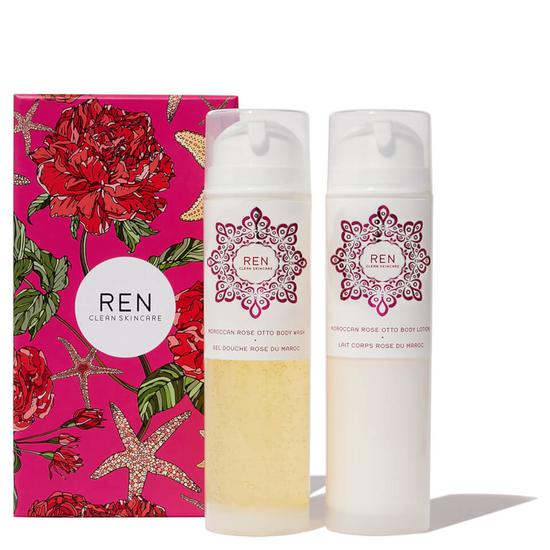 REN Christmas Moroccan Rose Otto Body Duo Gift Set