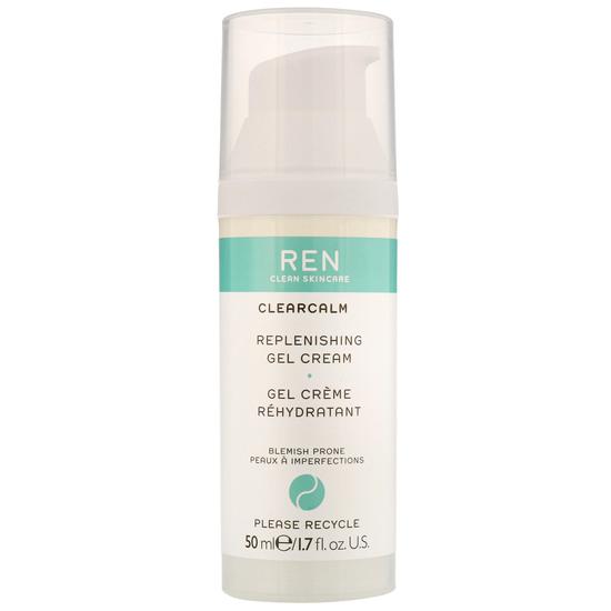 REN Clearcalm 3 Replenishing Gel Cream Spot-Clearing, Lightweight Moisturiser