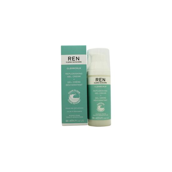 REN Clearcalm 3 Replenishing Gel Cream Facial Moisturiser 50ml