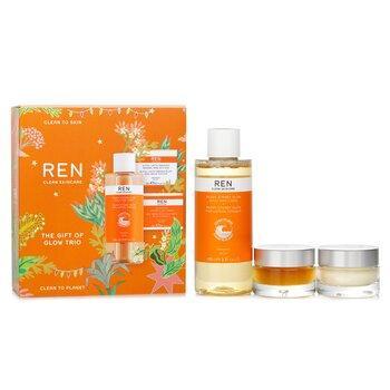 REN The Gift Of Glow Trio Set 3pcs