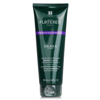 René Furterer Okara Silver Silver Radiance Ritual Toning Conditioner Grey, White Hair 250ml