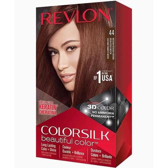Revlon Coloursilk Beautiful Colour Permanent Hair Colour 44 Medium Reddish Brown