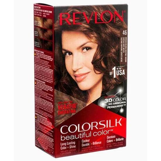 Revlon Coloursilk Beautiful Colour Permanent Hair Colour 46 Medium Golden Chestnut Brown