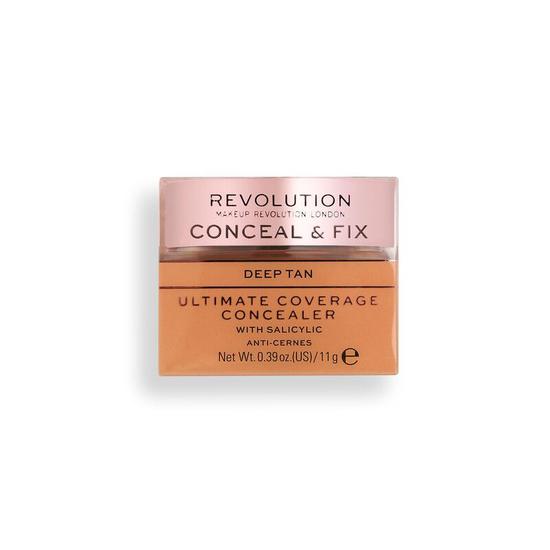 Revolution Conceal & Fix Ultimate Coverage Concealer Deep Tan