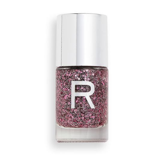 Revolution Glitter Crush Nail Polish Pink Dream Kiss
