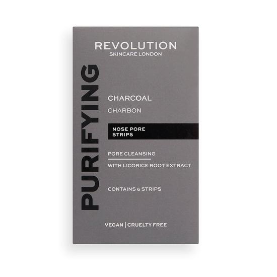 Revolution Pore Cleansing Charcoal Nose Strips 6g