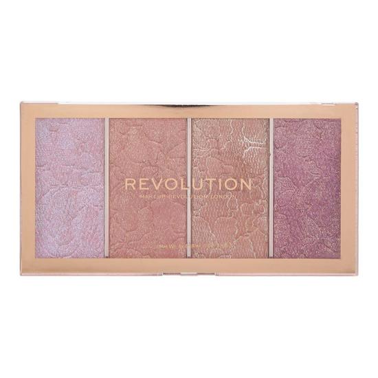 Revolution Vintage Lace Intense Cream To Powder Blush Palette 4 x 5g 20g