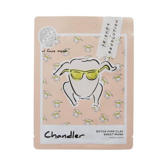 Revolution x Friends Chandler Pink Clay Sheet Mask One Mask