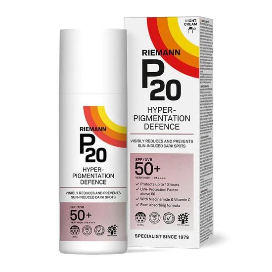 Riemann P20 Sun Protection Hyperpigmentation Defence Face SPF 50+