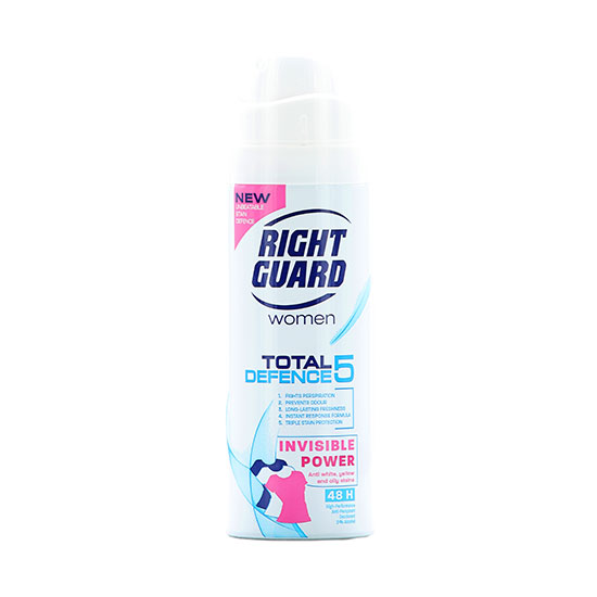 Right Guard Total 5 Defence Women Invisible Anti Perspirant