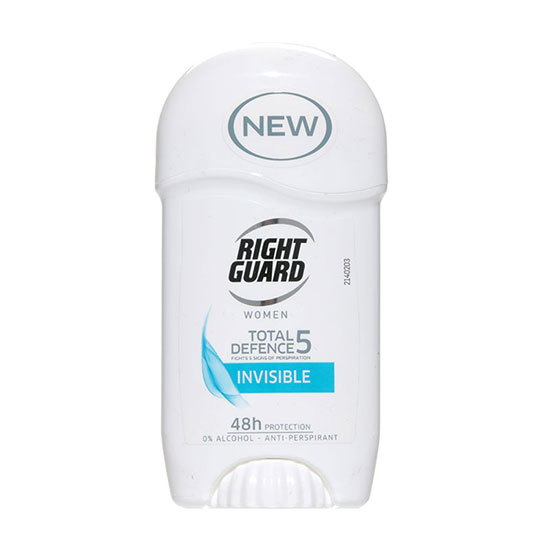 Right Guard Total Defence 5 Invisible Antiperspirant Stick