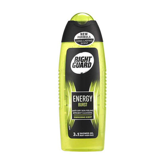 Right Guard Xtreme Body & Hair Shower Gel Energy Burst