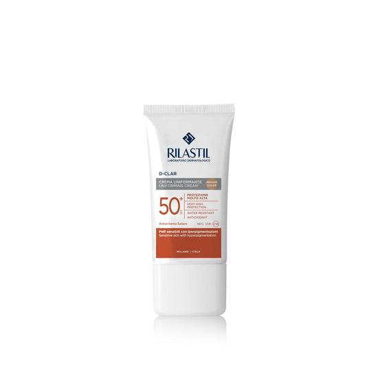Rilastil D-Clar Uniforming Cream Medium Colour SPF 50+ 40ml