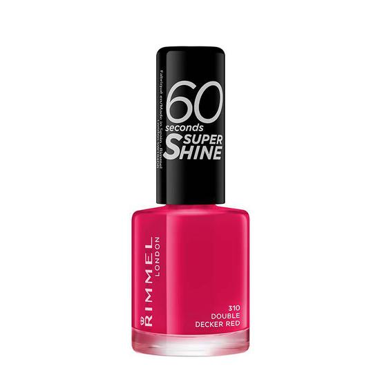 Rimmel 60 Seconds Super Shine Nail Polish 310 Double Decker Red