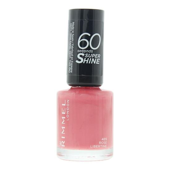 RIMMEL  60 Seconds Super Shine Nail Polish 405 Rose Libertine