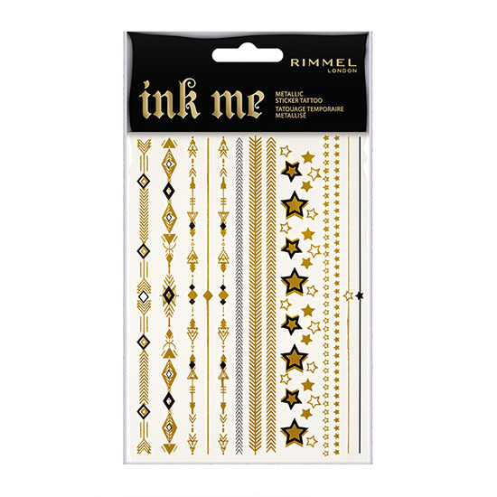Rimmel Ink Me Metallic Temporary Tattoos