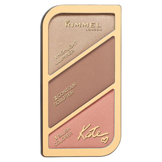 Rimmel Kate Moss Sculpting Palette Highlighter 002 Coral Glow