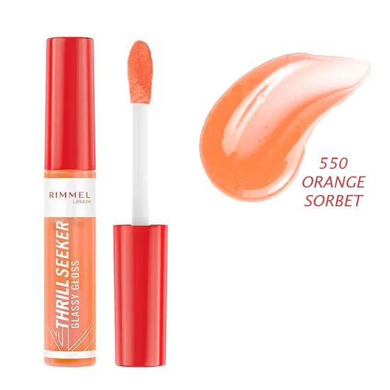 Rimmel Thrill Seeker Glassy Gloss 550 Orange Sorbet