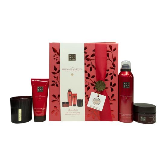 Rituals The Ritual Of Ayurveda Gift Set 70ml Body Cream + 125g Body Scrub + 50ml Foaming Shower Gel