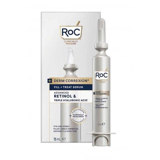 RoC Derm Correxion Fill & Treat Face Serum Advanced Retinol Triple Hyaluronic