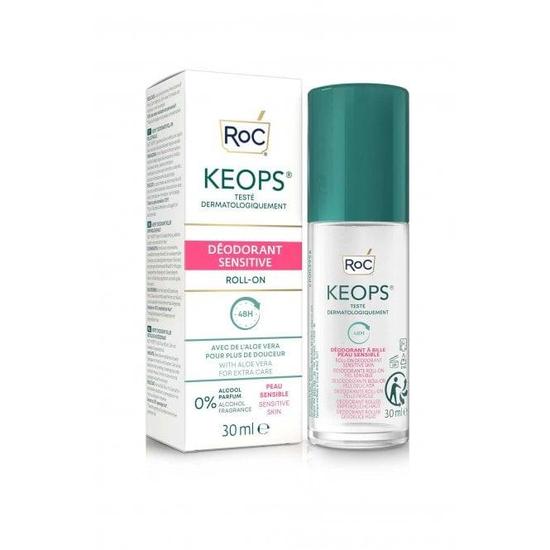 RoC Keops Deodorant Roll On Sensitive Skin Alcohol Free 30ml