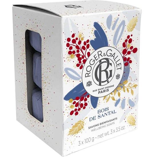 Roger & Gallet Bois De Santal Wellbeing Soap 3 x 100g