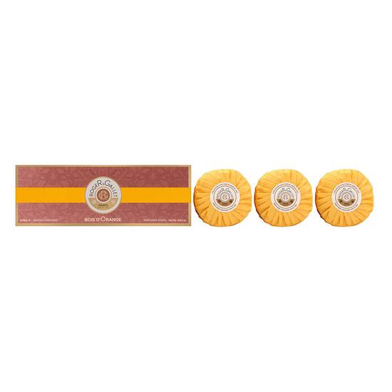 Roger & Gallet Bois D'Orange Soap Coffret Gift Set 3 x 100g