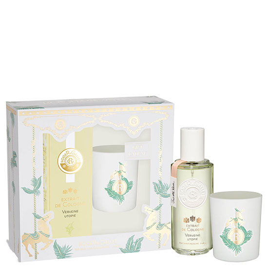 Roger & Gallet Extrait De Cologne Verveine Utopie & Candle Coffret