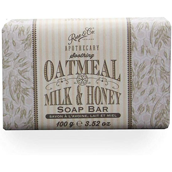 Rose & Co Apothecary Oatmeal Milk & Honey Soap 100g