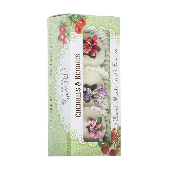 Rose & Co Patisserie De Bain Cupcake Bath Melts Cherries