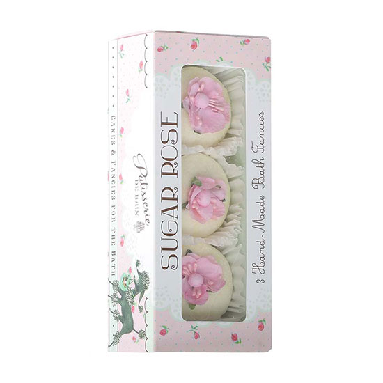Rose & Co Patisserie De Bain Cupcake Bath Melts Sugar Rose