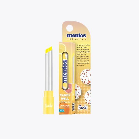 RUDE COSMETICS Mentos Candy Roll Lip Balm Citrus