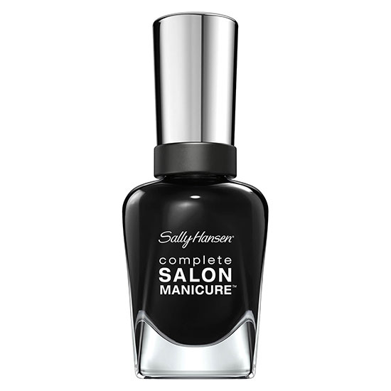 Sally Hansen Complete Salon Manicure Keratin Strong Nail Polish Hooked on Onyx