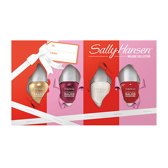 Sally Hansen Complete Salon Manicure Mini Nail Colour Christmas Gift Set