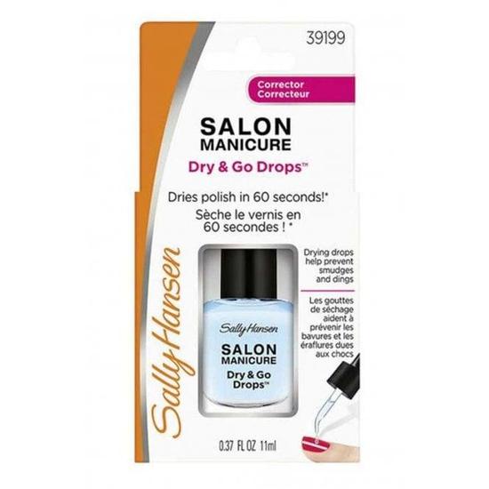 Sally Hansen Salon Manicure Dry & Go Drops Corrector 60 Seconds Helps Prevent Smudges & Dings 11ml
