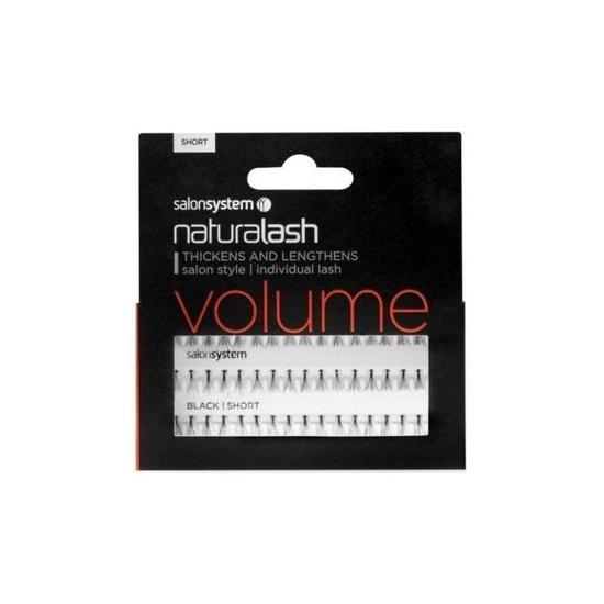 Salon System Individual Lashes Black Short