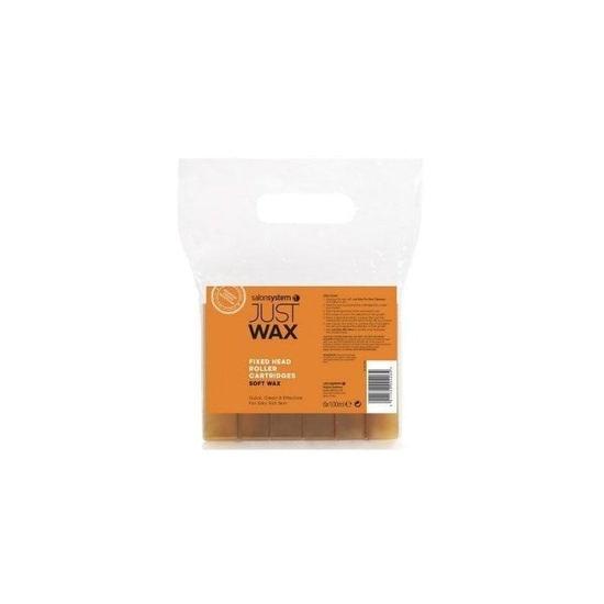 Salon System Just Wax Large Roller Head Soft Wax Cartridges Pack Of 6