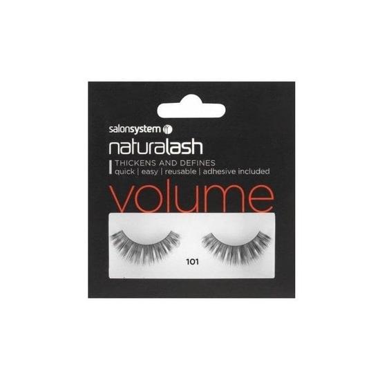 Salon System Naturalash Re-Usable Eyelashes Black 101
