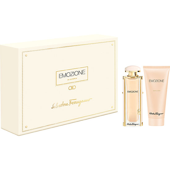 Salvatore Ferragamo Emozione Eau De Parfum Spray Gift Set 50ml